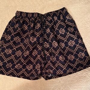 Geometric Patterned Swim Shorts